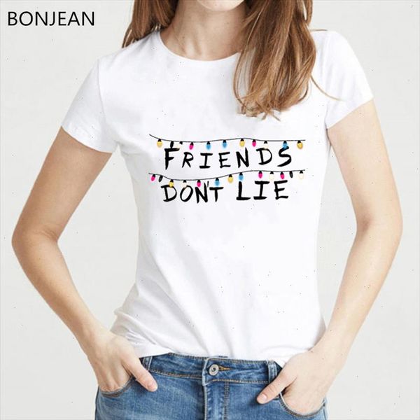 

vogue friends letter printed tshirt women ulzzang harajuku shirt female friends tv t shirt bff t shirt femme tee, White