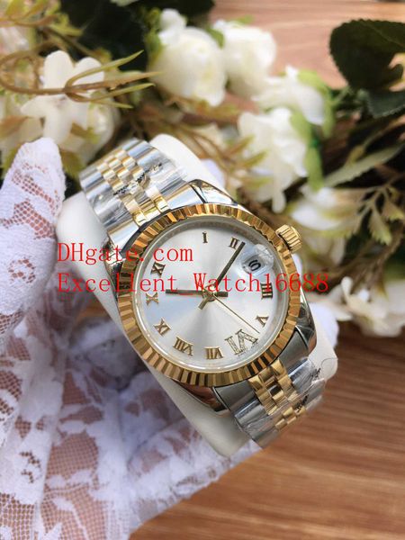 

17 colors selling ladies wristwatches 31 mm 178274 278273 278271 278274 sapphire glass roman dial asia 2813 movement automatic unise, Slivery;brown