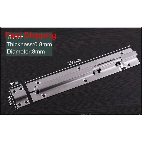 

wholesale 3 inch 4'' 5'' 6'' 8 inch door latch security sturdy and durable stainless steel latch door bolt qyl