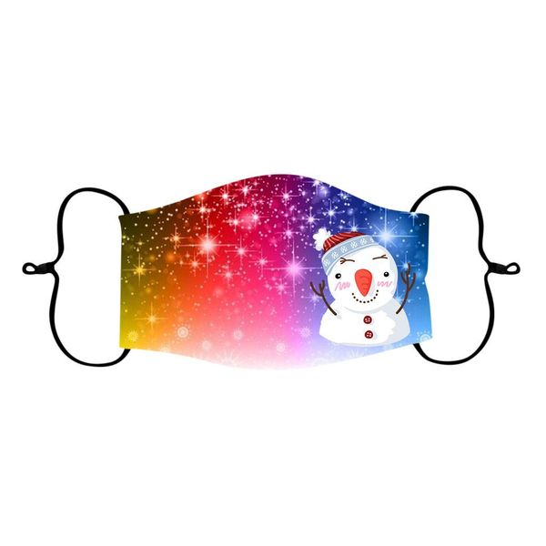

reusable children christmas masks pollution face masks breathable washable party mask dustproof xmas facemask kids masque wmtcfi loveshop01