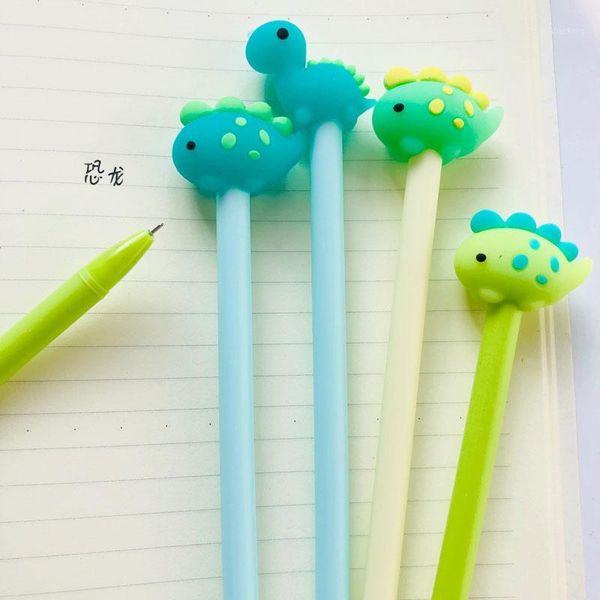 

gel pens 1x little dinosaur pen school office supply stationery 0.5mm blue ink1