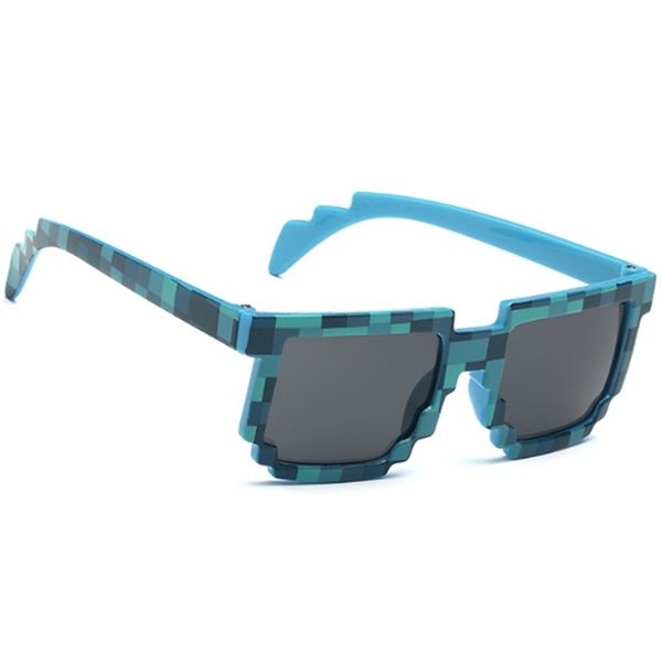 

sunglasses classic ic men women lattice rectangle 8 bit pixel sun glasses male female retro eyewear