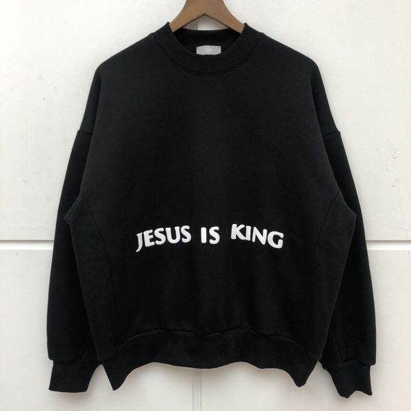 

new luxury high 2021 man jesus is gentleman in hoodies sweaters cotton thicken 5ncg, Black