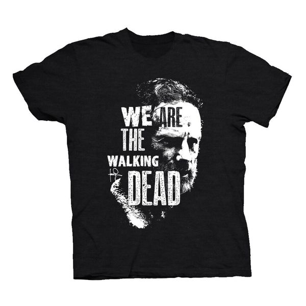

we are the walking dead rick grimes twd graphic new fashion short sleeve homme suit print sport hooded sweatshirt hoodie men t shirt