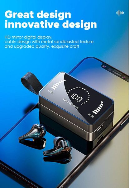 

wireless headphones tws touch bluetooth 5.0 sports earphone universal portable earbuds headsets with microphones for phone