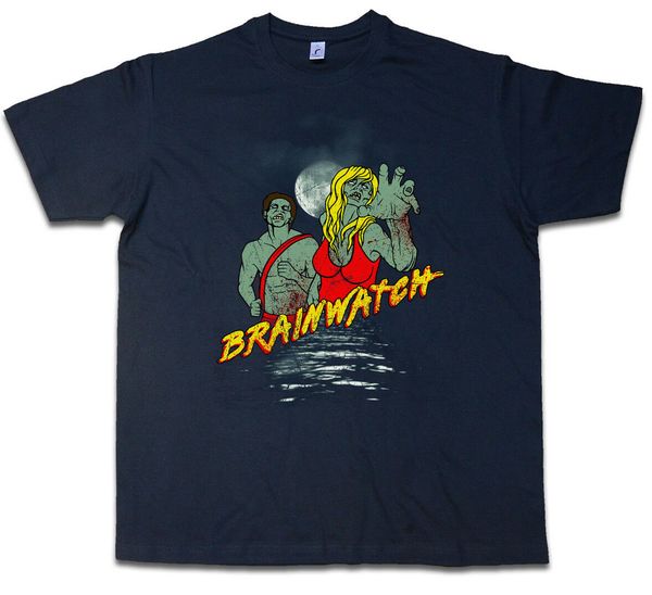 

brainwatch the walking baywatch fun zombie dead life guard malibu light hoodie designers t shirts sweatshirt