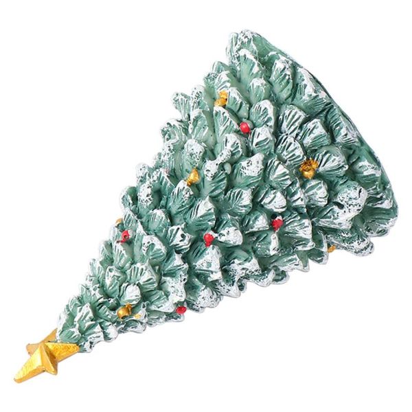 

xmas decor resin tree christmas tree decorations small model with star