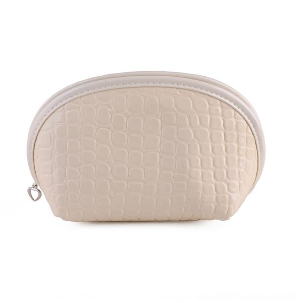 

wmgbn korean kyfh7 shell semicircle waterproof storage bagcosmetic bag cosmetic bagpu clutch women's fashion storage bag style