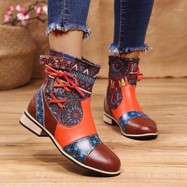 

boots style large size women's bowknot color matching shoes botas winter breathable pointed mujer#10301, Black