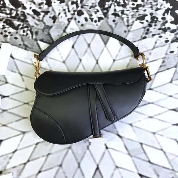 

designer quality handbag female genuine saddle bag leather with shoulder strap wallet metal pendant shoulder bag lady messenger mukk ijs