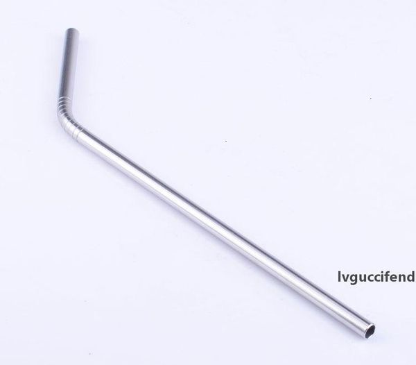 

stainless straws more size straight bend steel and cleaning brush reusable straw bar drinking tool