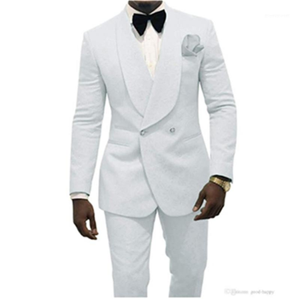 

men's suits & blazers 2021 men's dress suit wedding banquet bridegroom man performance tuxedo (jacket + pants)1, White;black