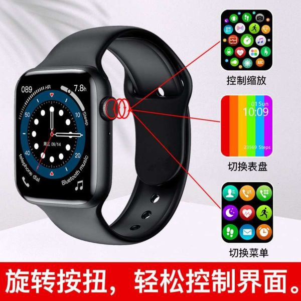 

watch6 smart bracelet sports watch bluetooth call step monitor heart rate sleep android universal