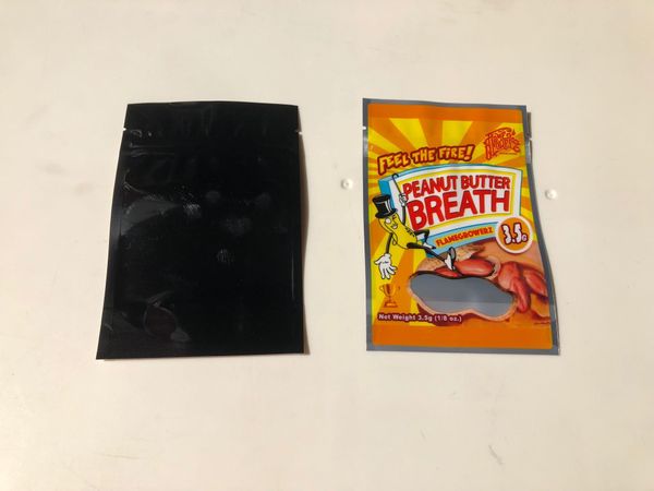 

fire peanut butter breath medicated edibles local smell proof bags 3.5-7g mylar bags bbyzux bdesports