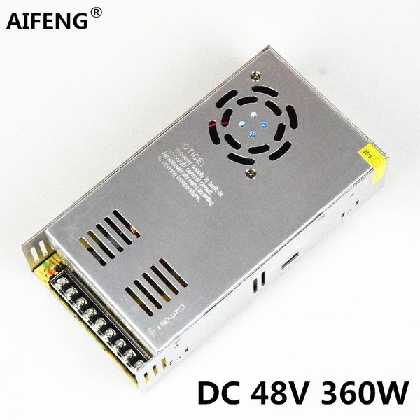 

aifeng 48v power supply 360w 7.5a ac110v 220v to dc 48v switching power supply transformers for led strip light motor swy yxlvbw xhhair