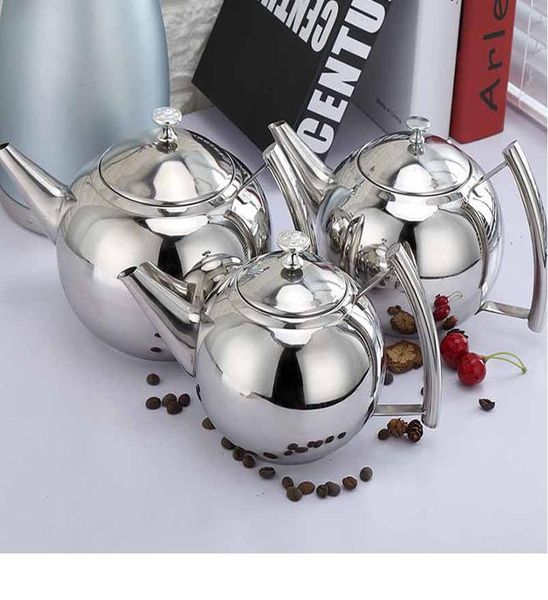 

1 шт. чайник из нержавеющей стали из нержавеющей стали с фильтром hotel restaurant hotel home appliances индукционная плита большая емкость