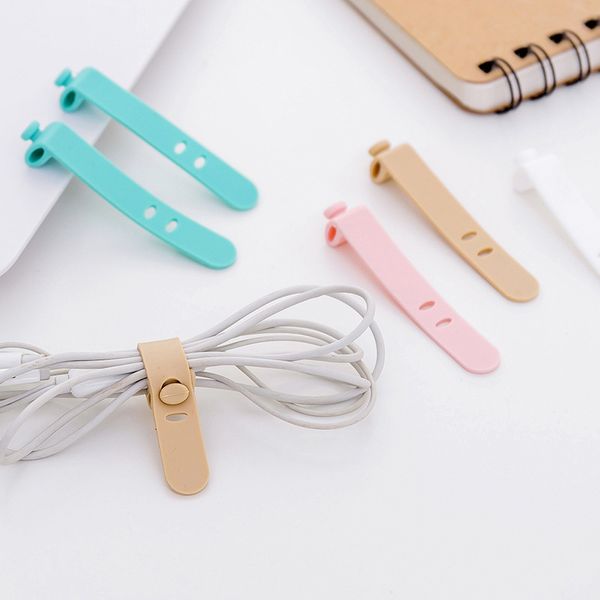 

silicone bandage bobbin winder lovely pinkycolor headset winders originality snap fastener with various patterns 0 76xk j1