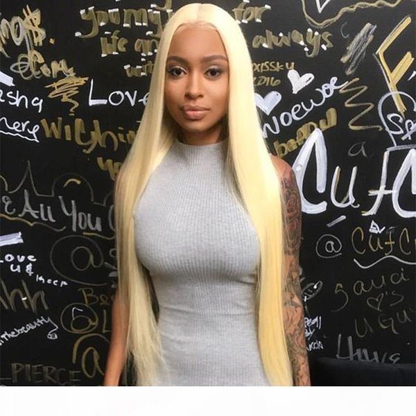 

silky straight блондинку парик человеческих волос для белый женщина прозрачный кружева glueless полные парики шнурка с расческой и ремни # 6, Black;brown