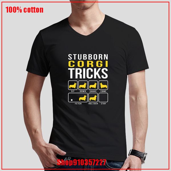 

stubborn corgi tricks clothing plus size for 4xl 5xl father's day gift streetwear male printed tees team sport sweatshirt hoodie t shir
