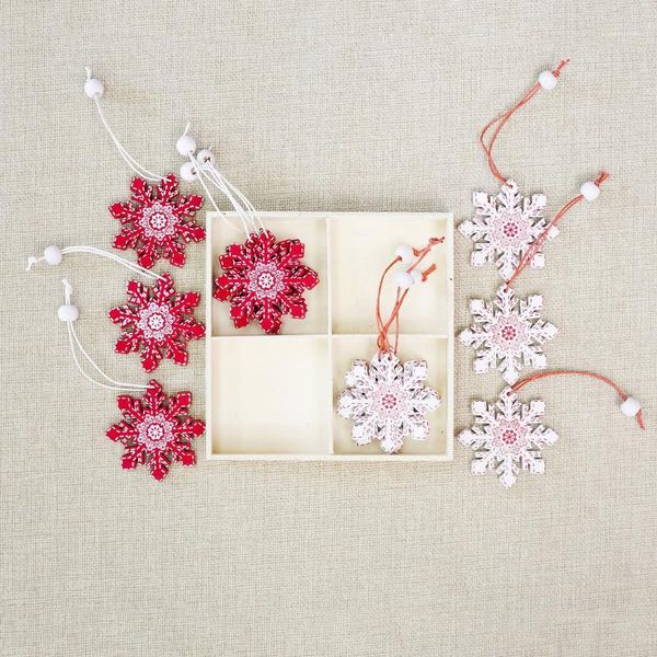 

christmas decorations 12 pcs creative mini diy pendant xmas tree ornaments cute1