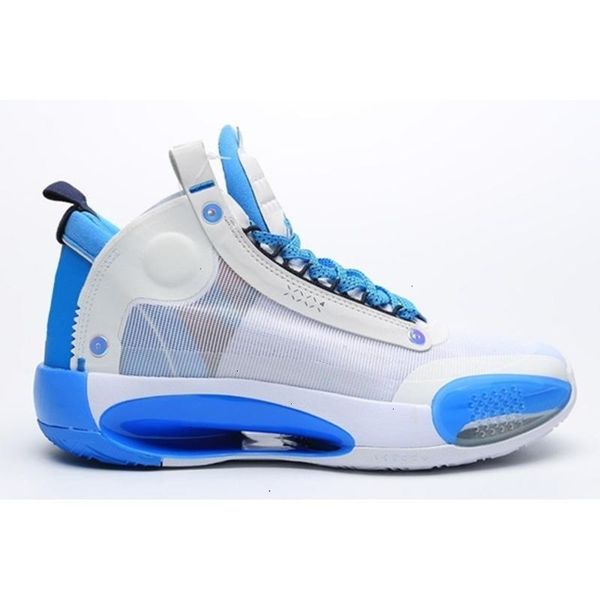 

34 blue basketball jumpman o men shoes pe designer sport sneaker 34s xxxiv guo ailun zoom red explosively light athletic trainer, Black