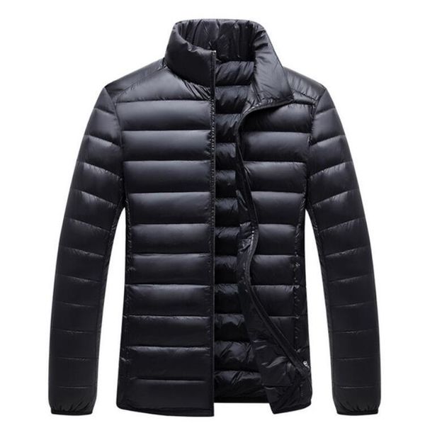 

men's down & parkas 2021 lightweight stand-up collar jacket warm fashion, Black