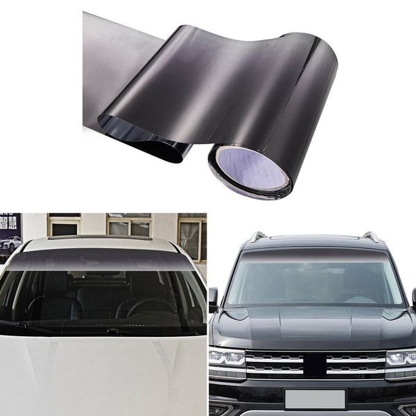 

upper front windshield sun protection sheet gradient auto staining film creative windshield stickers vehicle body decals decoration car