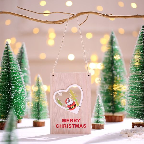 

x17zx wooden color window hanging shop welcome door card christmas tree decoration card color door hanging pendant shop window welcome woode