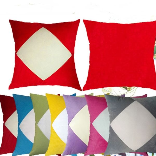 

sublimation blanks pillowcase heat transfer print pillow covers diy white plain pleuche pillow cushion patchwork plush pillow covers g11207
