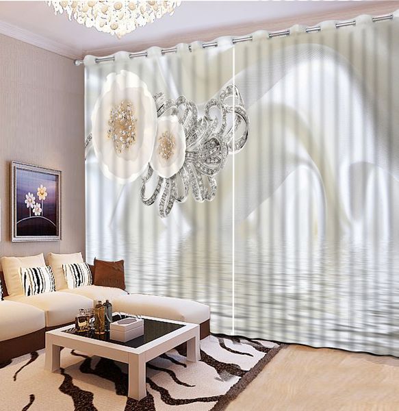 

new shade fabric decorative flowe 3d p printing window blackout curtain for living room room l drapes home textiles