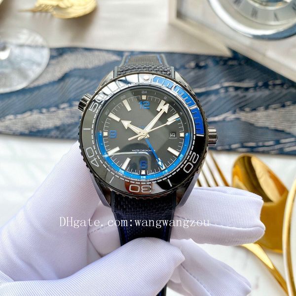 

2020 sea boss ceramic bezel watches aqua master terra men planet gmt wristwatches ocean james bond 007 mens watch d4050