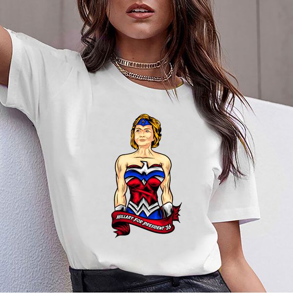 

t shirt women hillary clinton for president 2016 o-neck vintage cotton female tshirt sport hooded sweatshirt hoodie