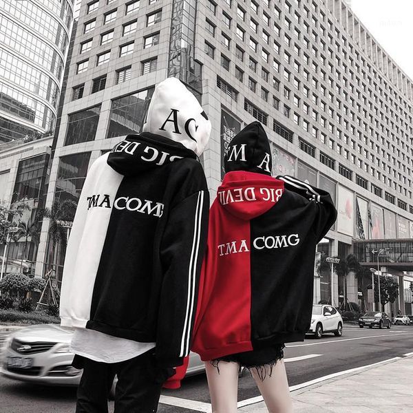 

autumn fashion letter embroidery hoodies sweatshirts thick warm hoody headwear hoodie hip hop streetwear clothing1, Black