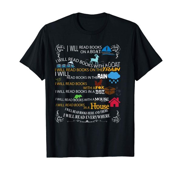 

i will read books on a boat & everywhere reading hoodie designers t shirts sweatshirt