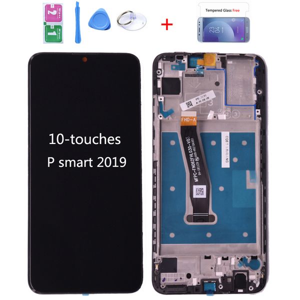 

6.21'' for huawei p smart 2019 lcd display screen touch digitizer assembly 10 repair parts