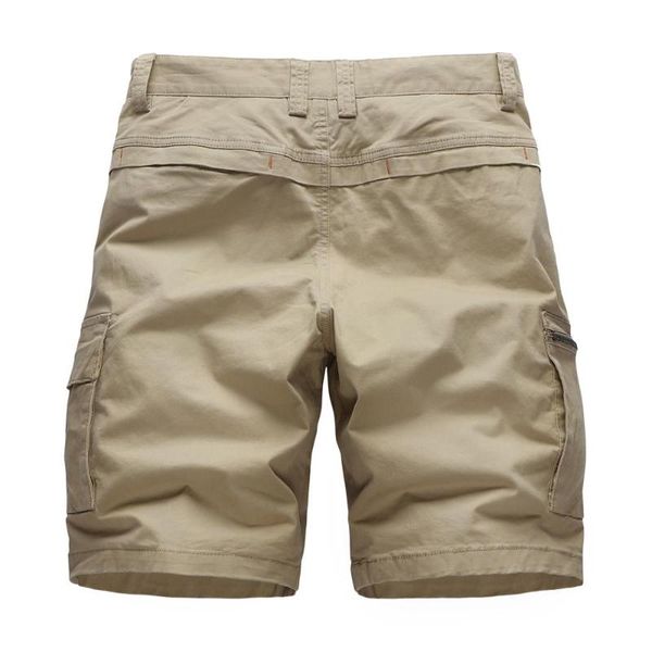 

2020 new men's urban cargo shorts cotton outdoor short pants khaki shorts, White;black