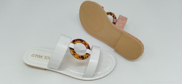 

h5h7 new slip-on slippers shoes beach clip toe flip flops sandals with rhinestone fashion ladies flats fashion shoes women casual summer fla, Black