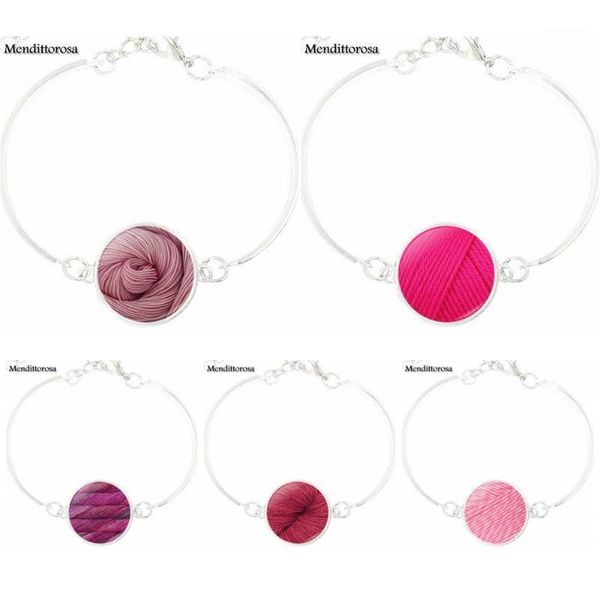 

ej glaze for men women party gift yarn handmade glass long bracelet bangle jewelry good condition1, Golden;silver