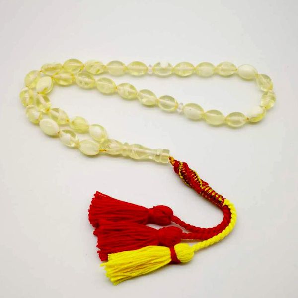 

turkish design tassel rosary muslim gift for eid tasbih 33 beads islamic misbaha men's bracelet islam bracelet, Black