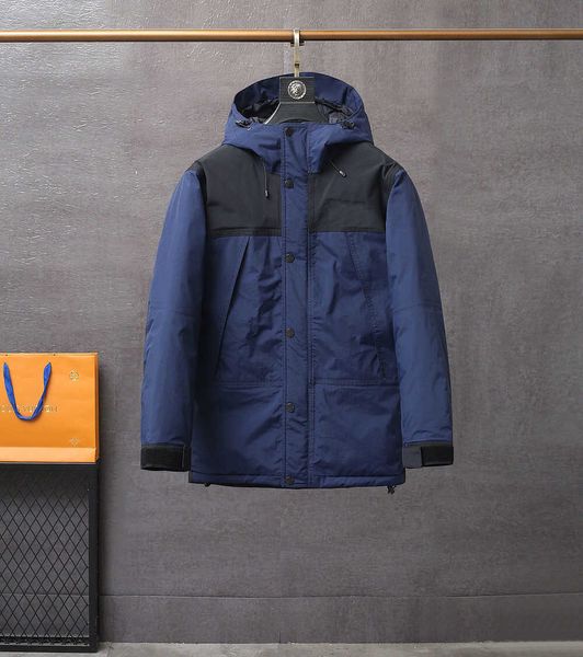 

men's down winter jackets waterproof warm and breathable couple outdoor functional technical fabric design the same style, Black