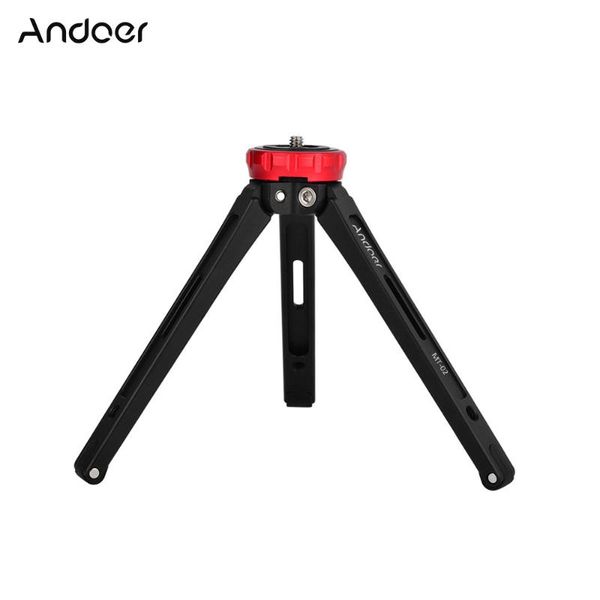 

tripods andoer mt-02 deskmini tripod for phone aluminum alloy 1/4" screw camera canon nikon sony dslr