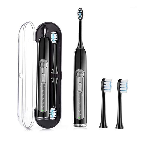 

smart electric toothbrush ultrasonic automatic rechargeable induction soft fur for student party couple suit men and women1