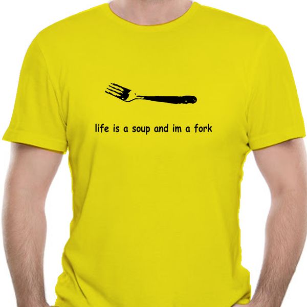 

life is a soup and im a fork 2019 summer mens short sleeve t-shirt 0490e sport hooded sweatshirt hoodie