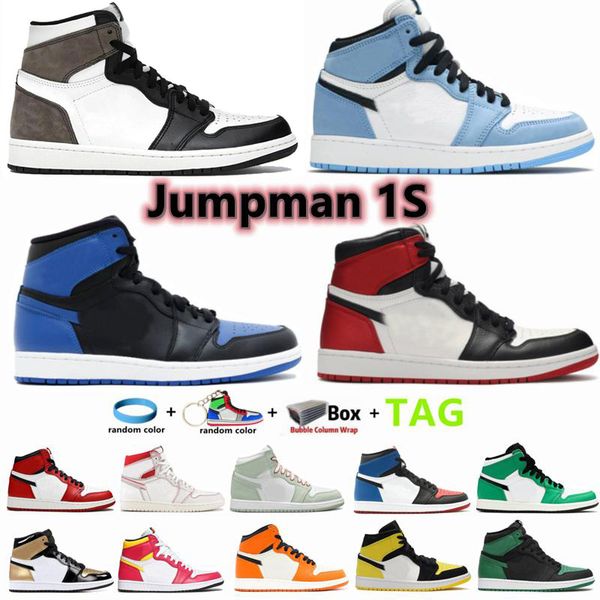 

jumpman 1 basketball shoes for men women 1s sneakers hyper royal high og bloodline satin-snake shoe university blue taupe haze sneaker