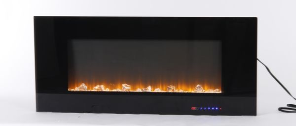 

us stock 1500/750w valuxhome electric fireplace, 42 inches wall mounted fireplace with overheating protection d14703434