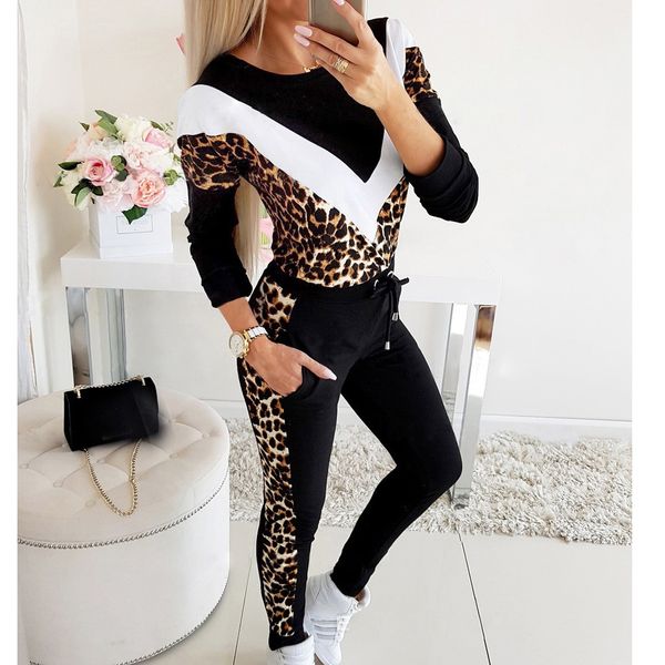 

gym clothing 2pcs set women sport tracksuit hoodies sweatshirt pants jogger wear ladies casual sweat autumn streetwear suit, White;black