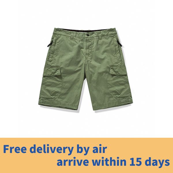 

stone pirates 19ss men's cotton multi pocket large capacity work clothes style leisure seven minutes of pants, White;black