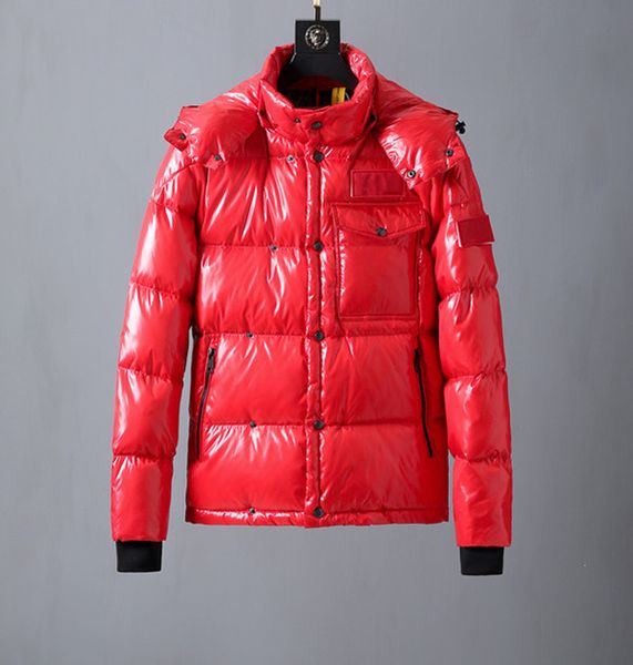 

2021 new winter black men's designer down jacket warm down outdoor windproof ski jacket young men's clothing