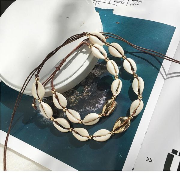 

50pcs cut conch sea shell cowrie cowry charm beads beach jewelry findings anklet pendant diy craft women necklac qyliqg