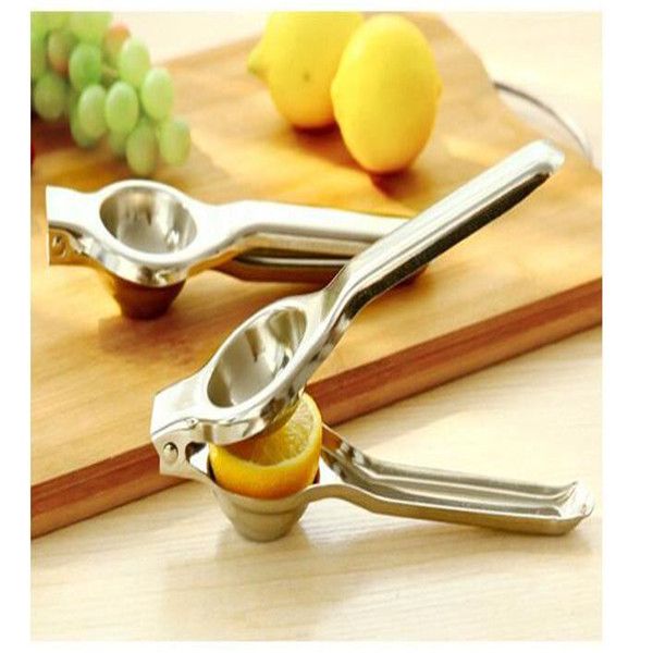 

new stainless steel lemon squeezer lemon manual juicer sturdy lime squeezer anti-corrosive manual lime fresh juice tools with retail package
